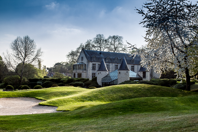 Heading in at Cely Golf Club near Paris, France