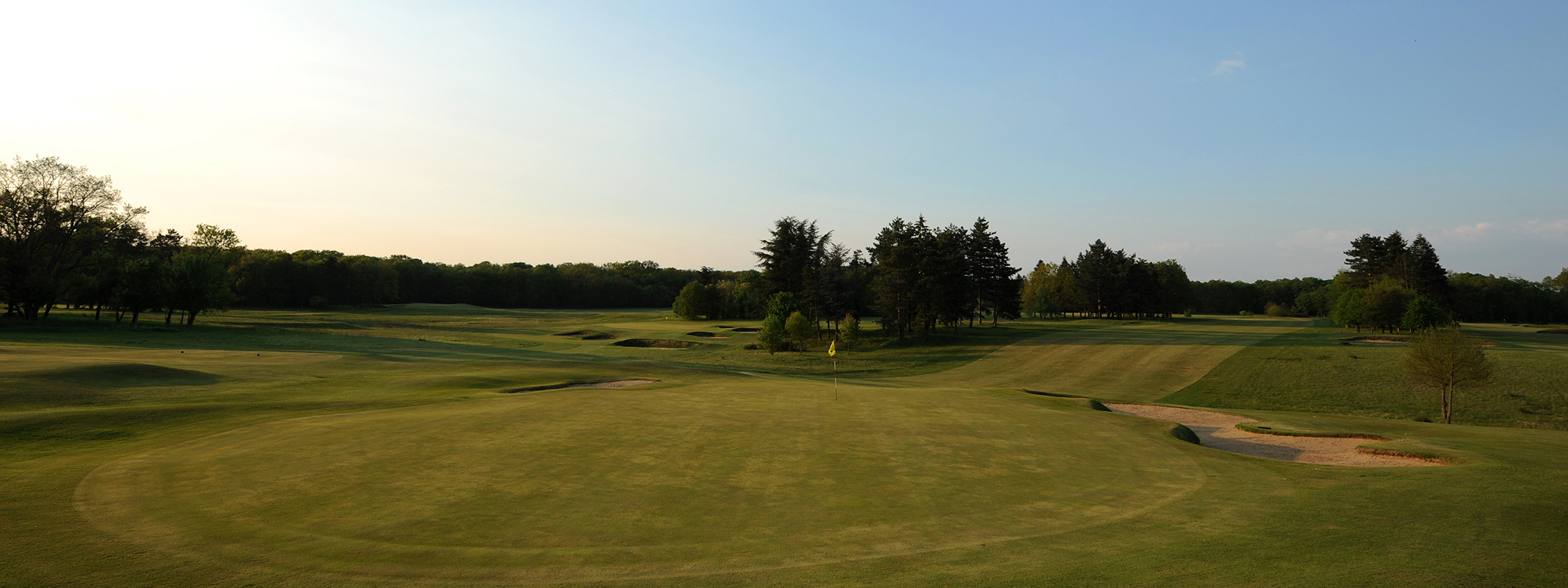 Ready and waiting at Chantilly Longeres Golf Club, around Paris, France