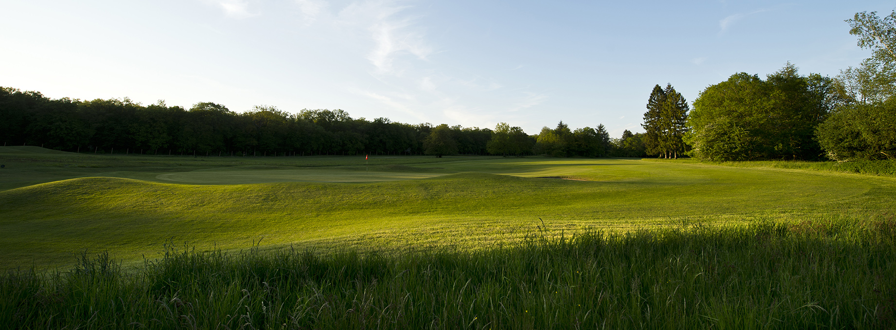 Top parkland golf at Chantilly Longeres Golf Club, around Paris, France