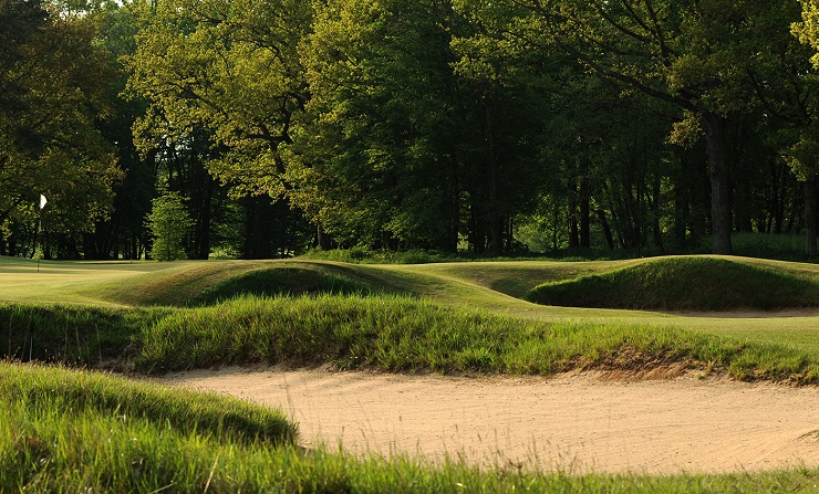 Rough at the ready at Chantilly Vineuil Golf Club, around Paris, France