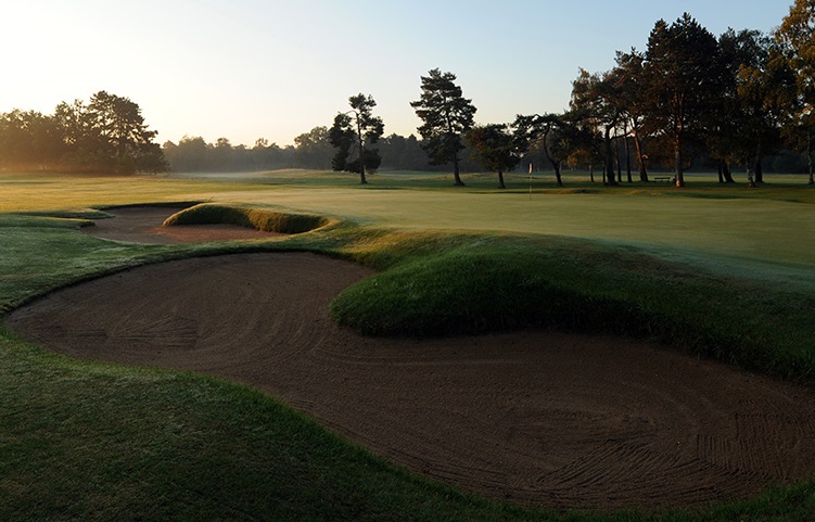 Chantilly Vineuil golf club, around Paris, France, is always in immaculate condition