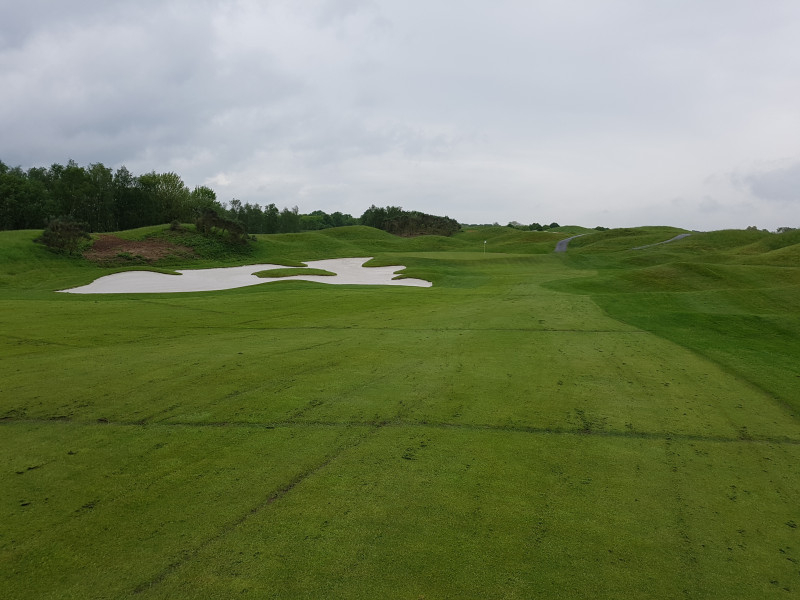 Testing layout at Golf National Aigle course, near Versailles, France