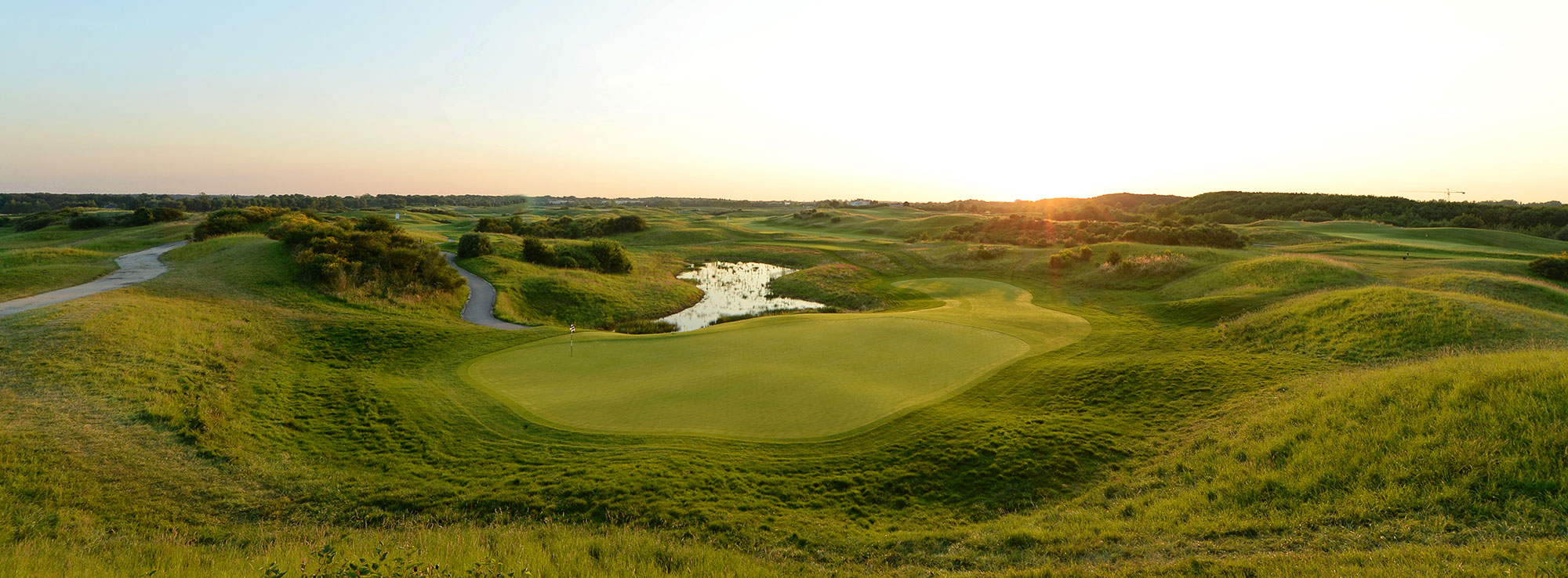 Plenty of space at Golf National Golf Club, near Paris, France, Ryder Cup and Olympic venue.