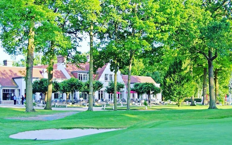The clubhouse at International Club dy Lys Golf Club, Chantilly, France