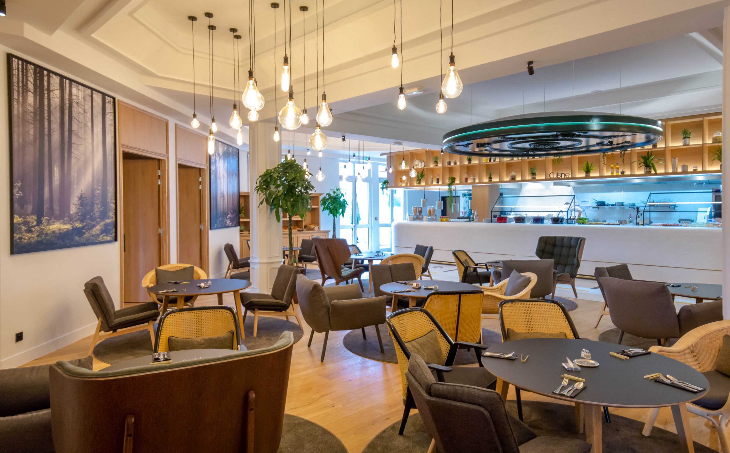 Breakfast at the Mercure Hotel Chantilly, Paris, France