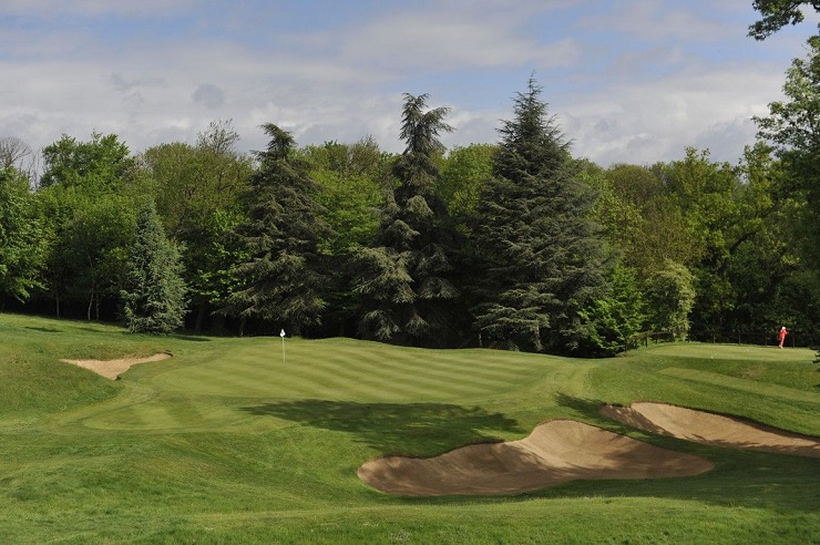 Mature landscape at Saint Cloud Golf Club, Versailles, France