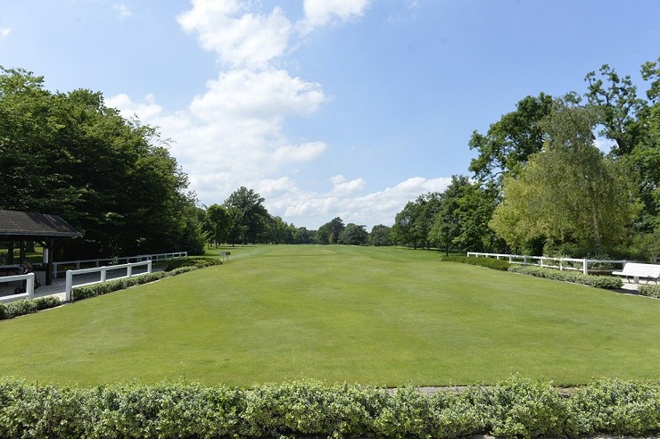 On the first tee at Saint Cloud Golf Club, Versailles, France