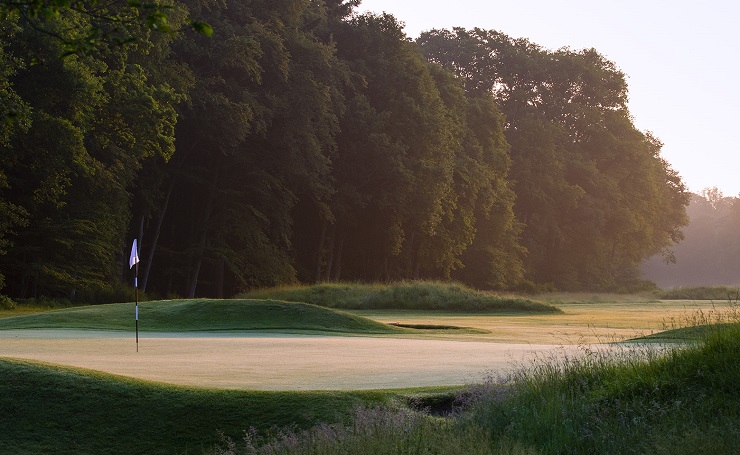 Dawn over Saint Germain Golf Club near Versailles, France