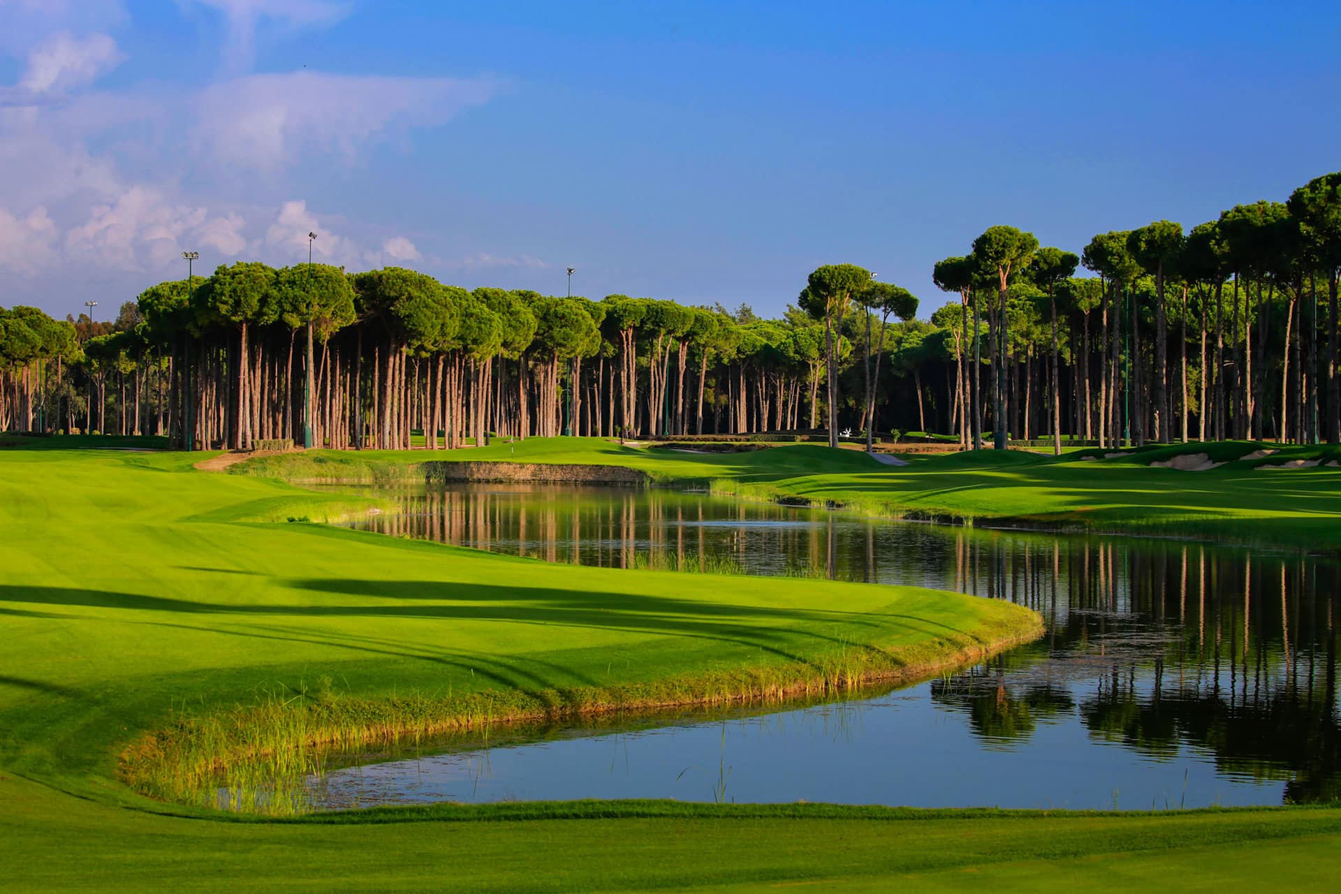 Mature setting for Regnum Carya Golf Course, Belek, Turkey. Golf Planet Holidays