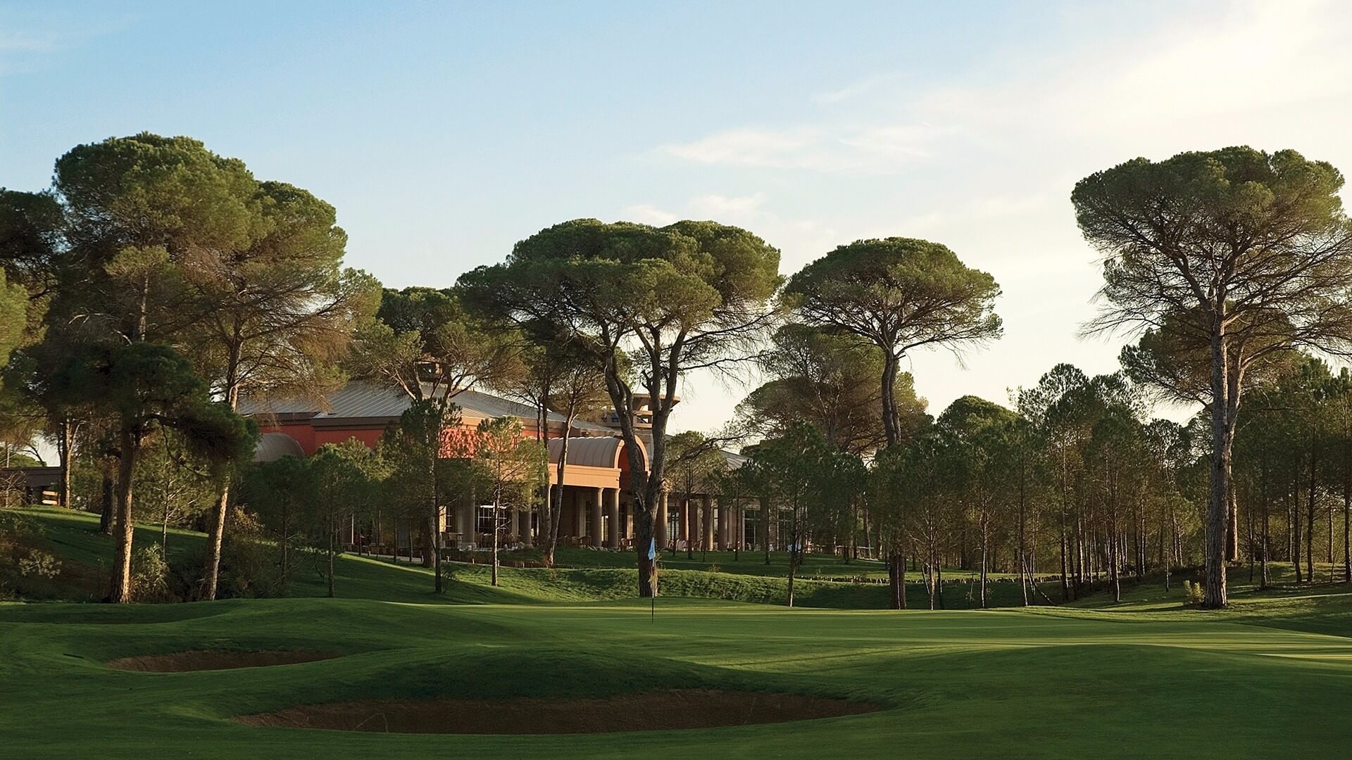 The clubhouse at Cornelia Faldo golf course, Belek, Turkey