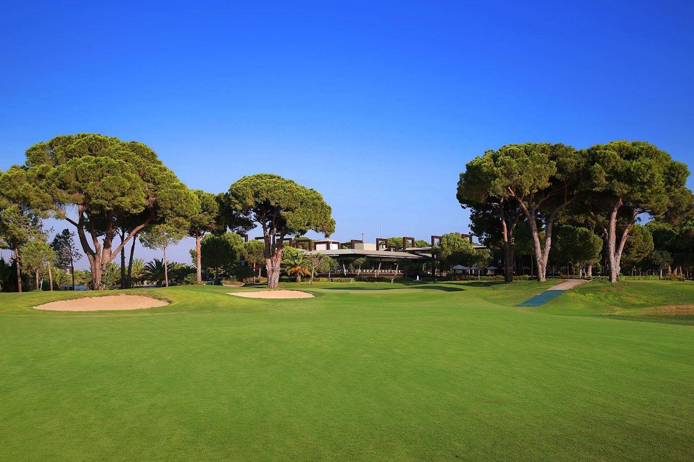 The ninth hole on Gloria New Golf Course, Belek, Turkey