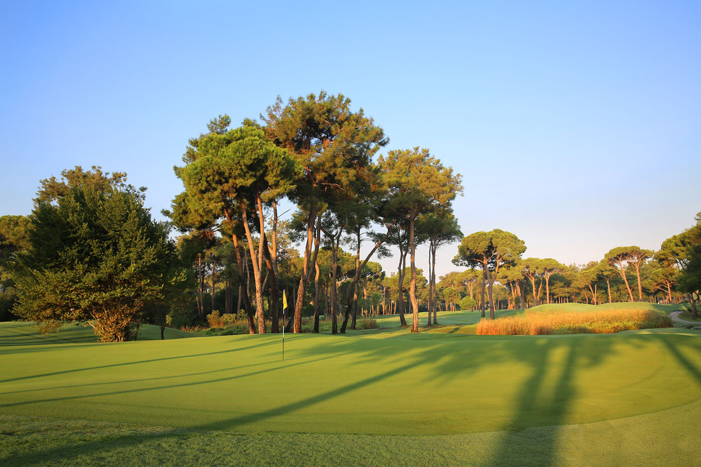 The 12th hole at Gloria New Golf Course, Belek, Turkey