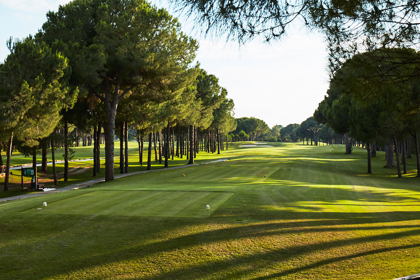 On the tee at Gloria New course, Belek, Turkey
