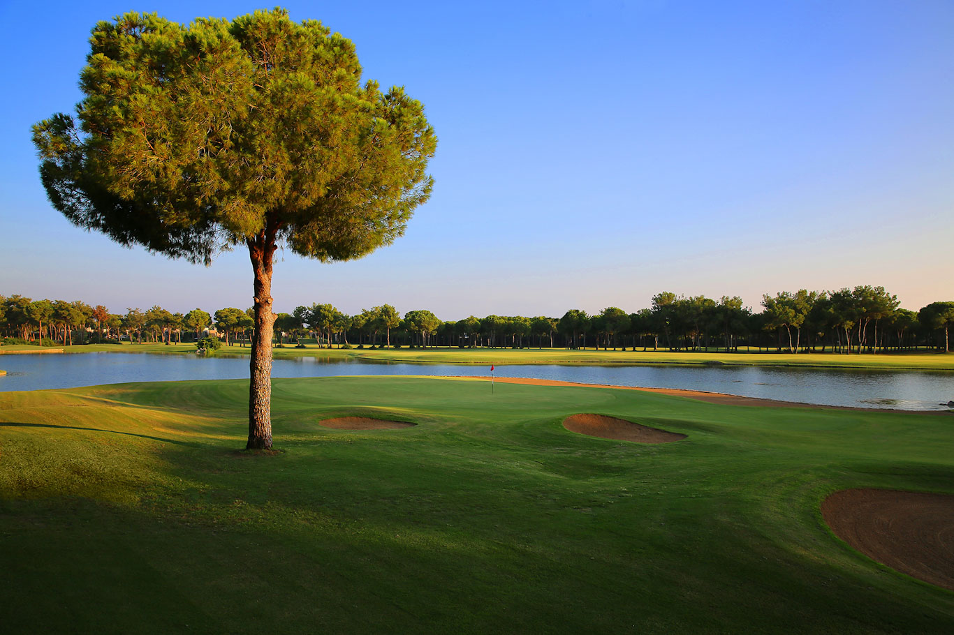 The 14th hole at Gloria Old Golf course, Belek, Turkey