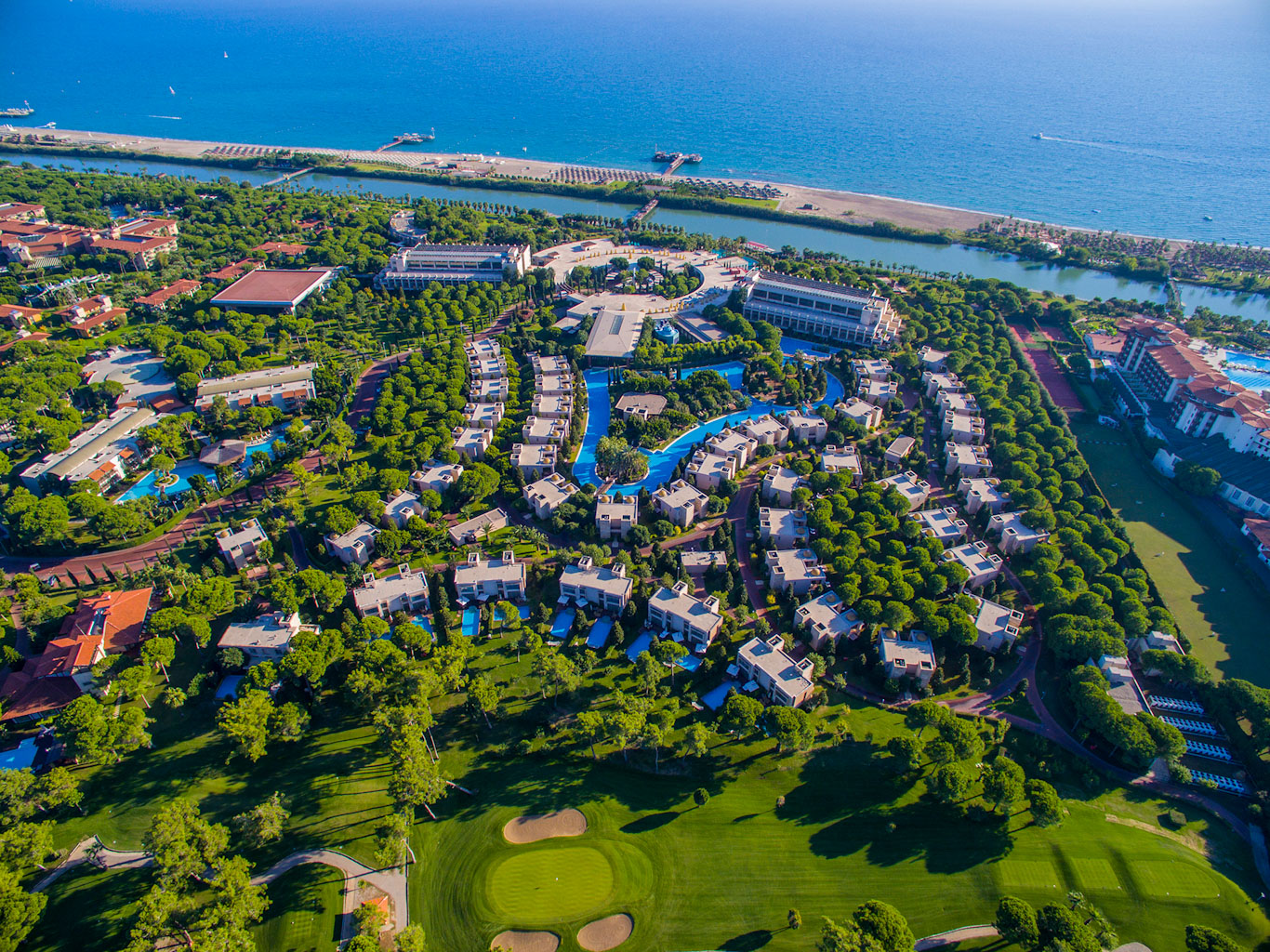 Bird's eye view of Gloria Serenity Hotel, Belek, Turkey
