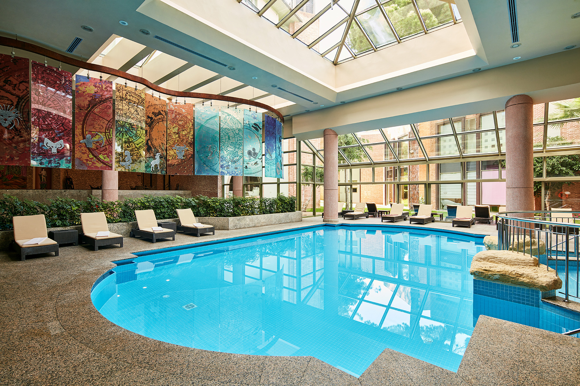 Indoor pool at Gloria Verde Hotel, Belek, Turkey