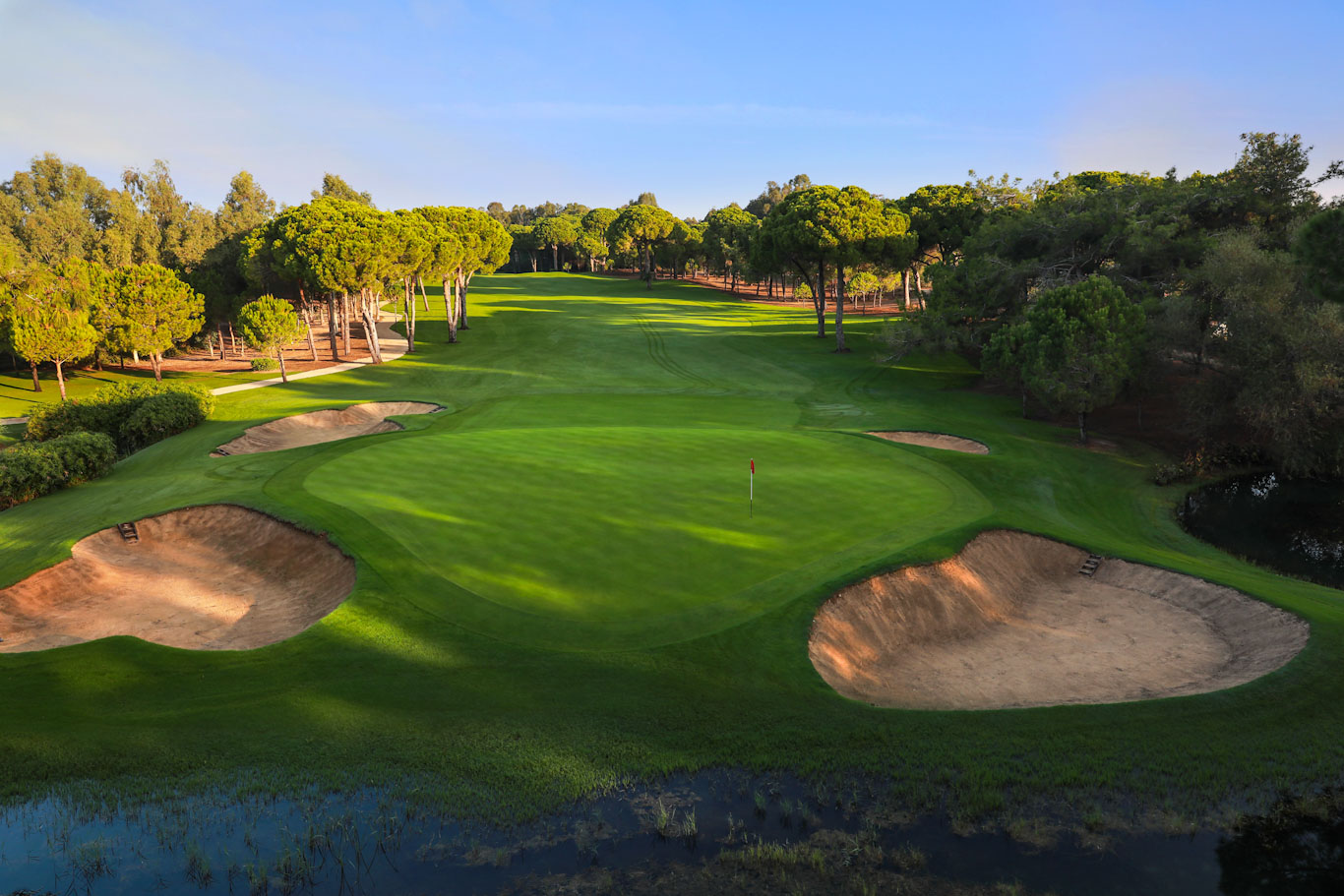 The third hole at National Golf Club, Belek