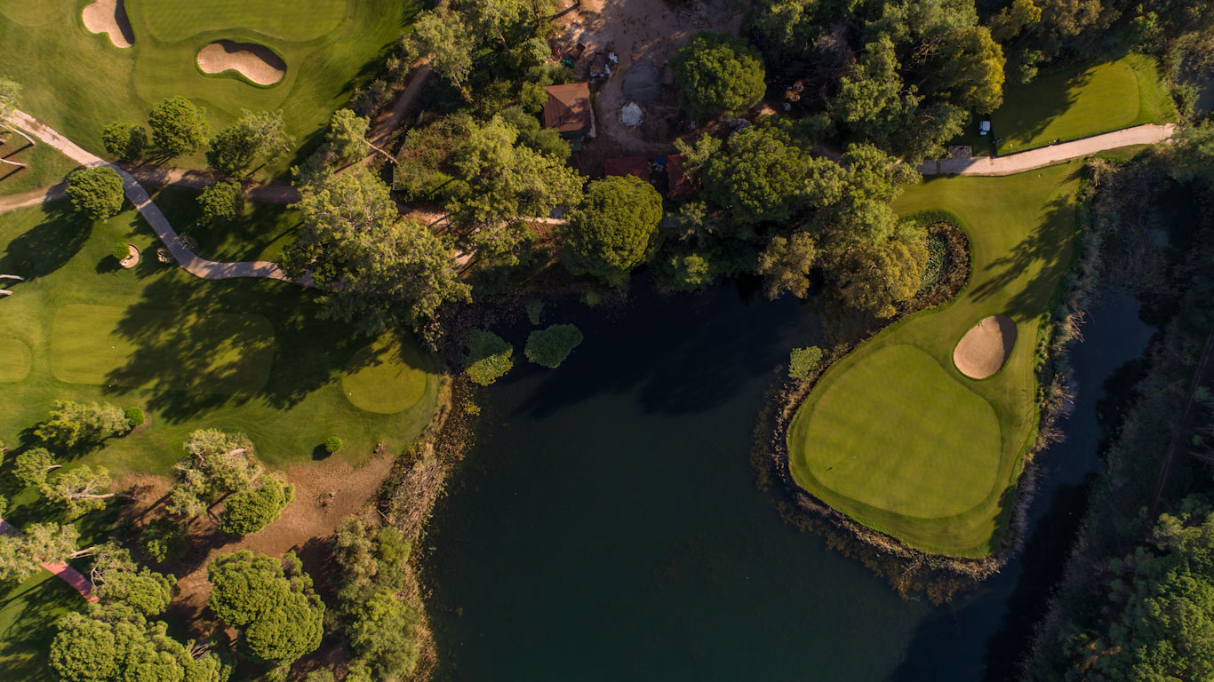 Aerial view of National Golf Club, Belek, Turkey
