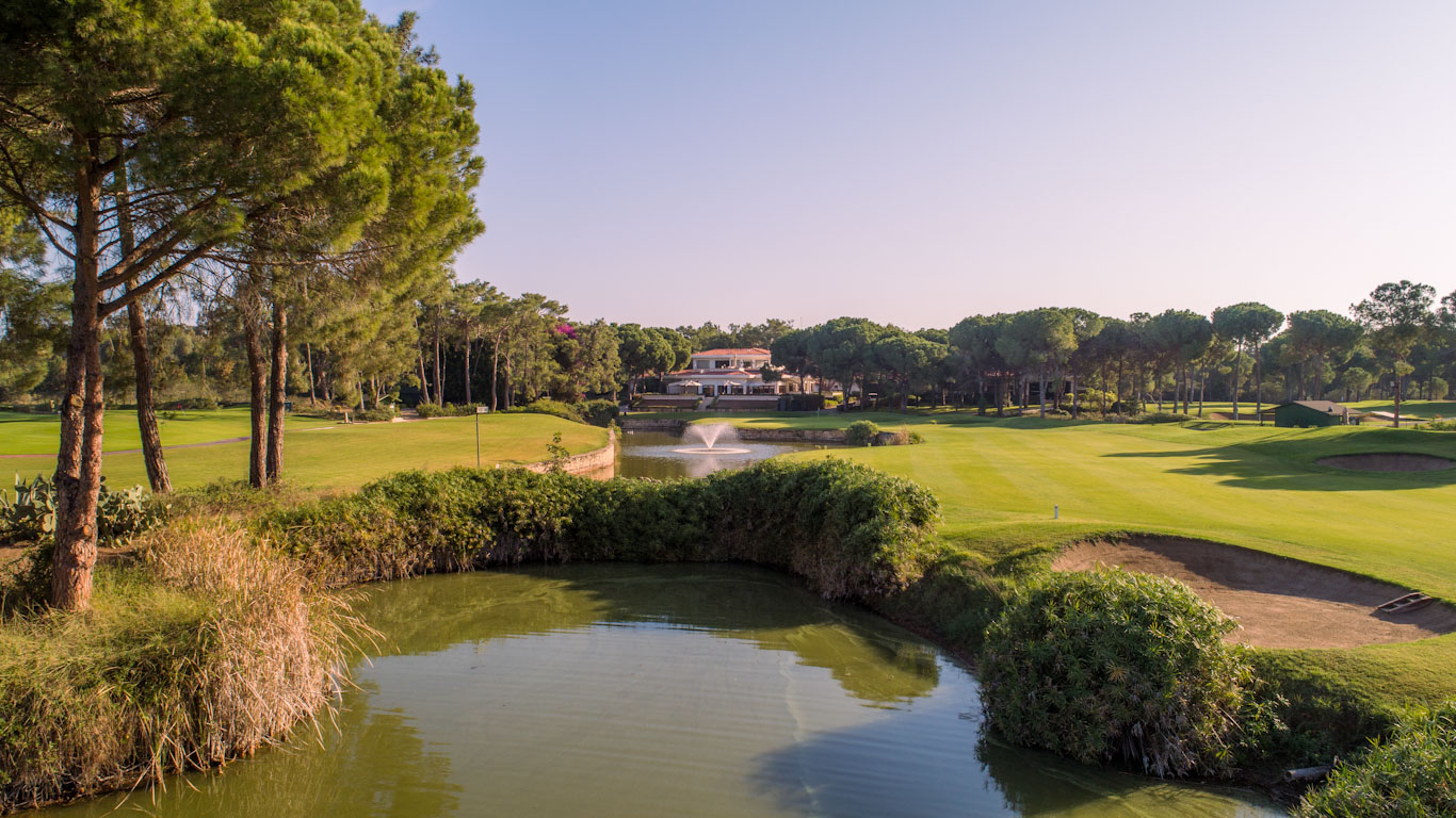 Approaching the clubhouse at National Golf Club, Belek, Turkey