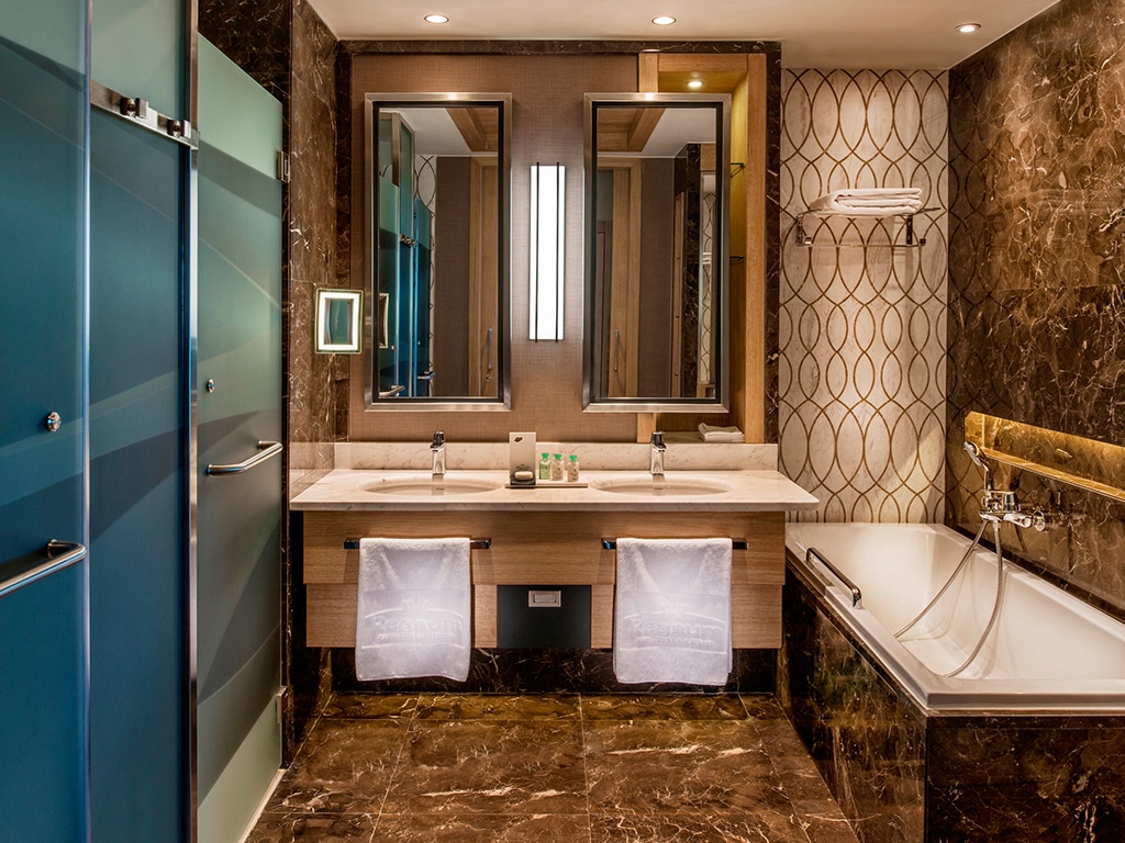 Bathroom at Regnum Carya Golf and Spa Resort, Belek, Turkey. Golf Planet Holidays