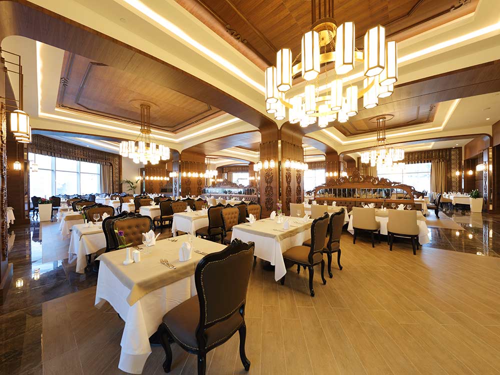 The fine dining restaurant at Sueno Hotel Deluxe, Belek, Turkey