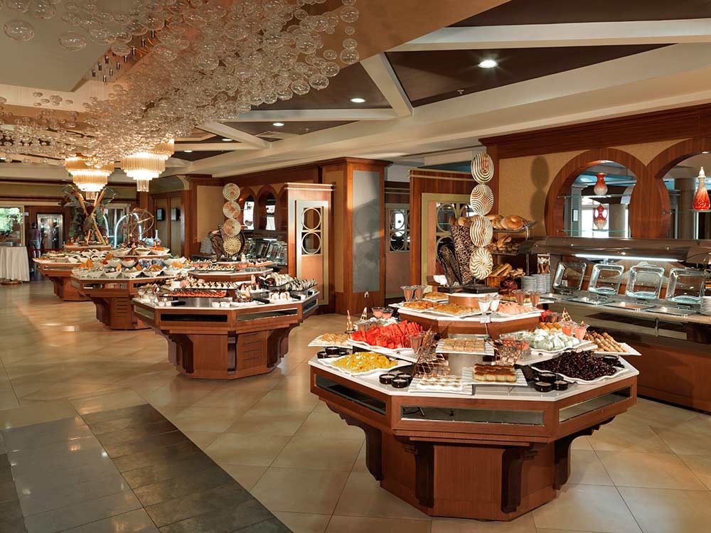 The Albatros restaurant at Sueno Golf Hotel, Belek, Turkey