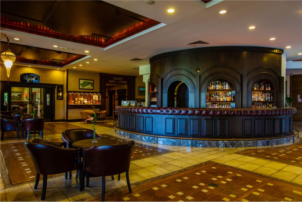 The elegant clubhouse at Montgomerie Maxx Royal Golf Course, Belek, Turkey