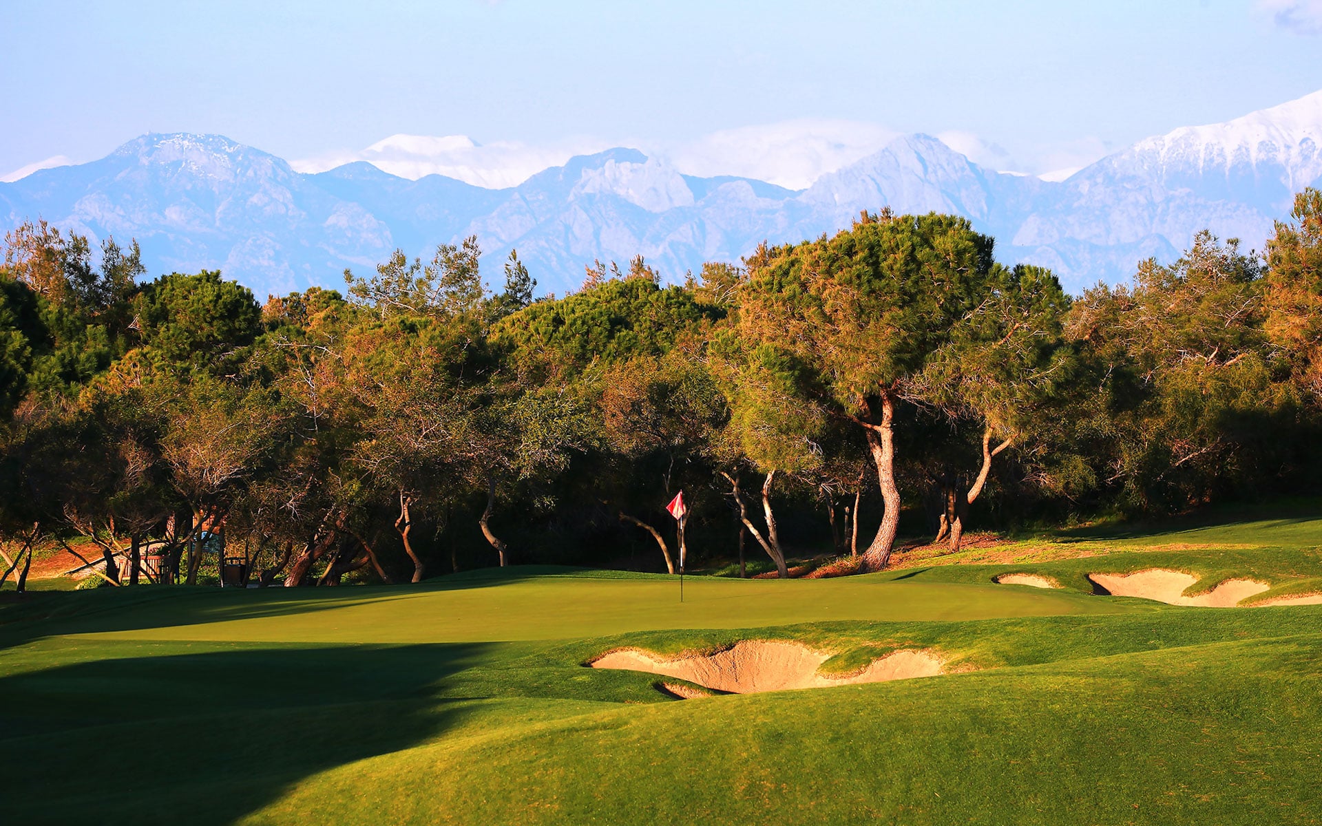 The tenth hole on Titanic Golf course, Belek, Turkey
