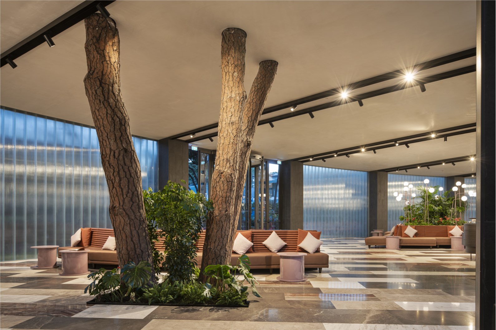 The lobby at Voyage Belek Golf and Spa Hotel, Turkey