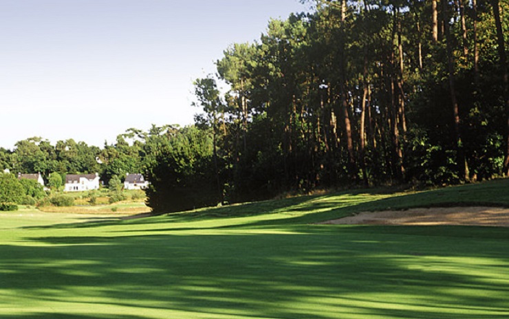 Beautiful fairways at Baden Golf Club, Brittany, France
