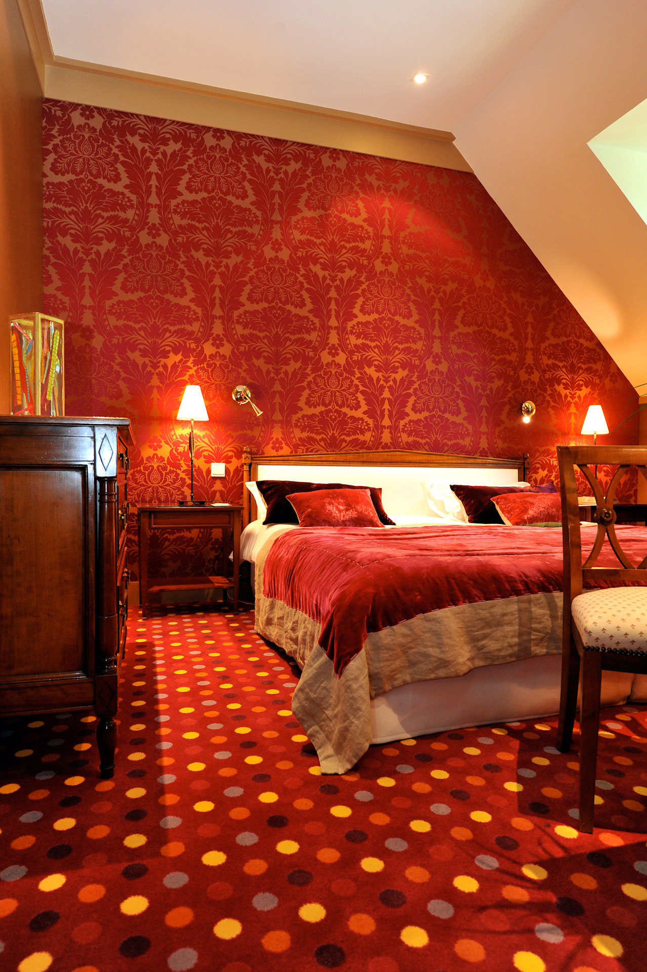 Club bedroom at Domaine de la Bretesche Golf and Spa Hotel, Brittany, France