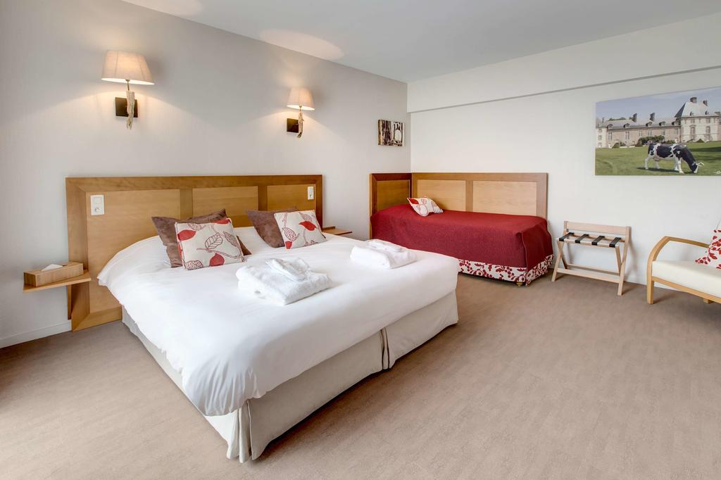 A family room at Domaine des Ormes, near St Malo, Brittany, France. Golf Planet Holidays.