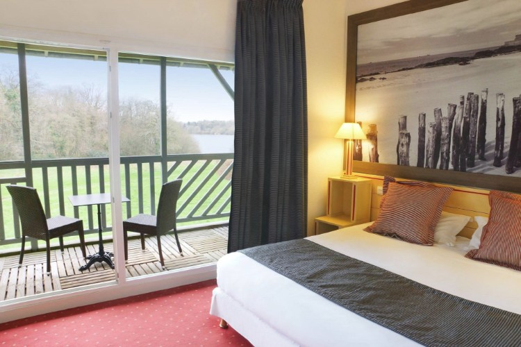 Room with a terrace at Golf Hotel Saint Malo Le Tronchet, Brittany, France