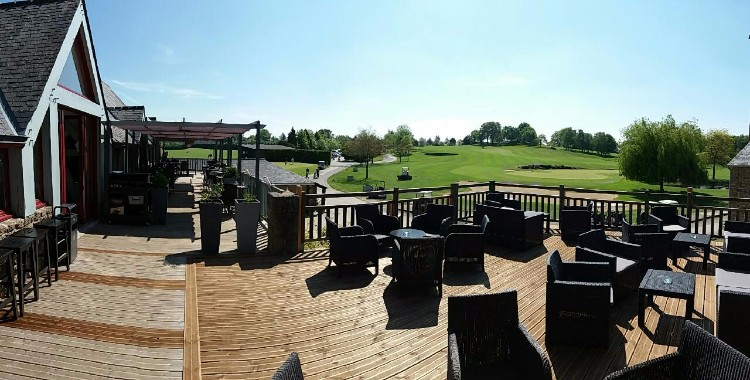 View over the course at Golf Hotel Saint Malo, Le Tronchet, Brittany, France