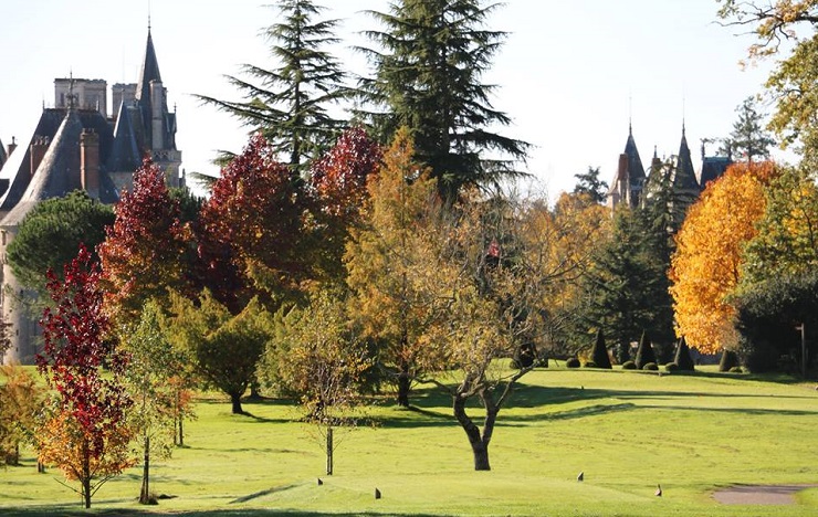Colours galore on the course at La Bretesche Golf Club, Brittany, France