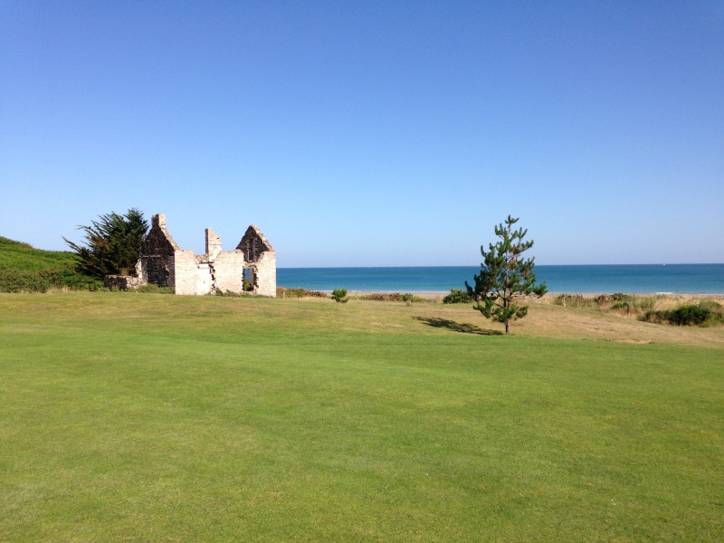 History on the course at Pleneuf Val Andre Golf Club, Brittany, France. Golf Planet Holidays