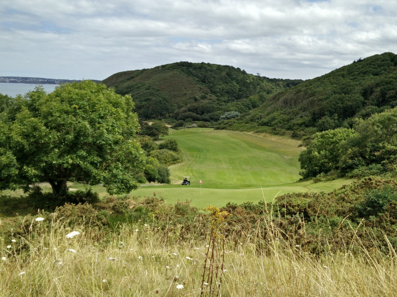 Nature on the course at Pleneuf Val Andre Golf Club, Brittany, France. Golf Planet Holidays