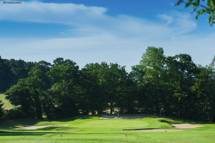 Par three at Saint Malo Golf Club, Brittany, France