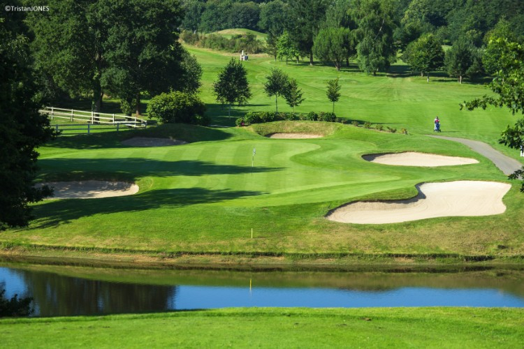 Great parkland layout at Saint Malo Golf Club, Brittany, France