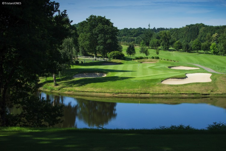 Over the lake at Saint Malo Golf Club, Brittany, France