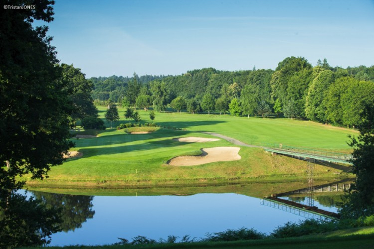 View across the course at Saint Malo Golf Club, Brittany, France