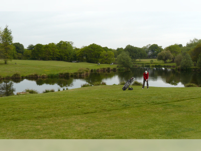 Shot from the rough at Val Queven Golf Club, Brittany, France