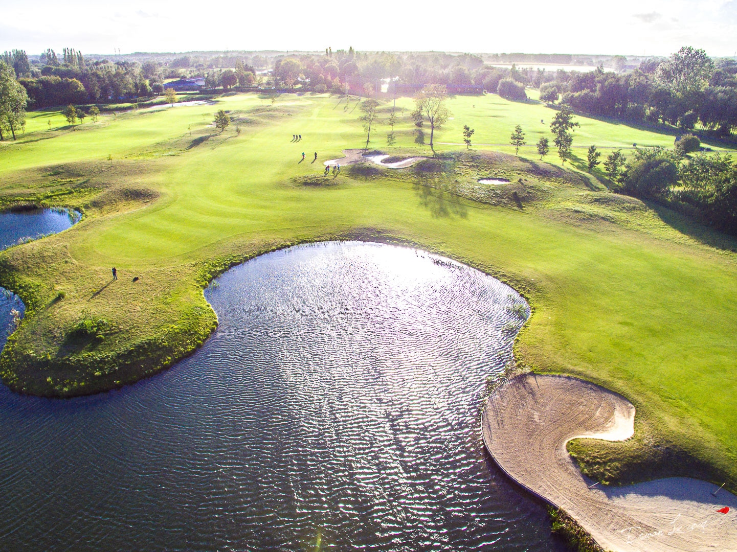 Immaculate conditions at Damme Golf Course, near Bruges, Belgium