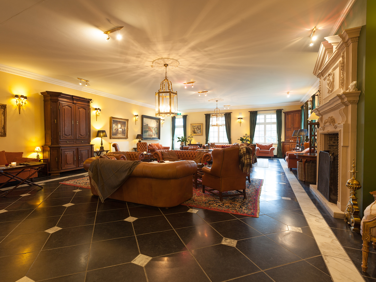 The clubhouse at Golfclub Oostburg, Holland