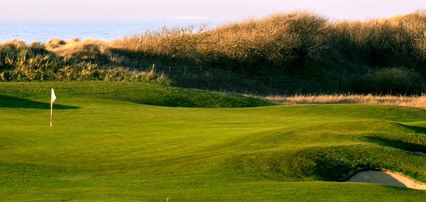 Seaside llinks at Royal Ostend Golf Club, Bruges, Belgium
