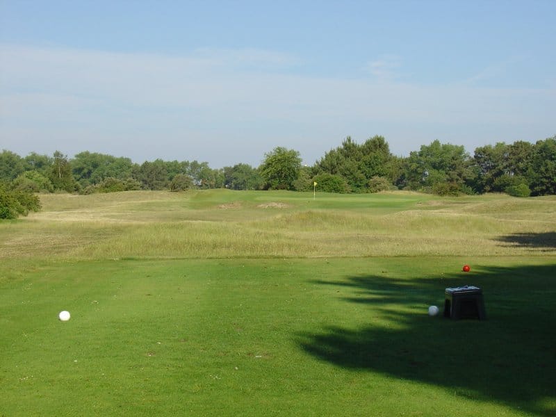 Par three at Royal Zoute Golf Club, near Bruges, Belgium