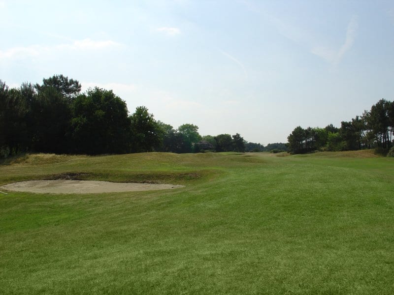 Traditional links at Royal Zoute Golf Club, near Bruges, Belgium