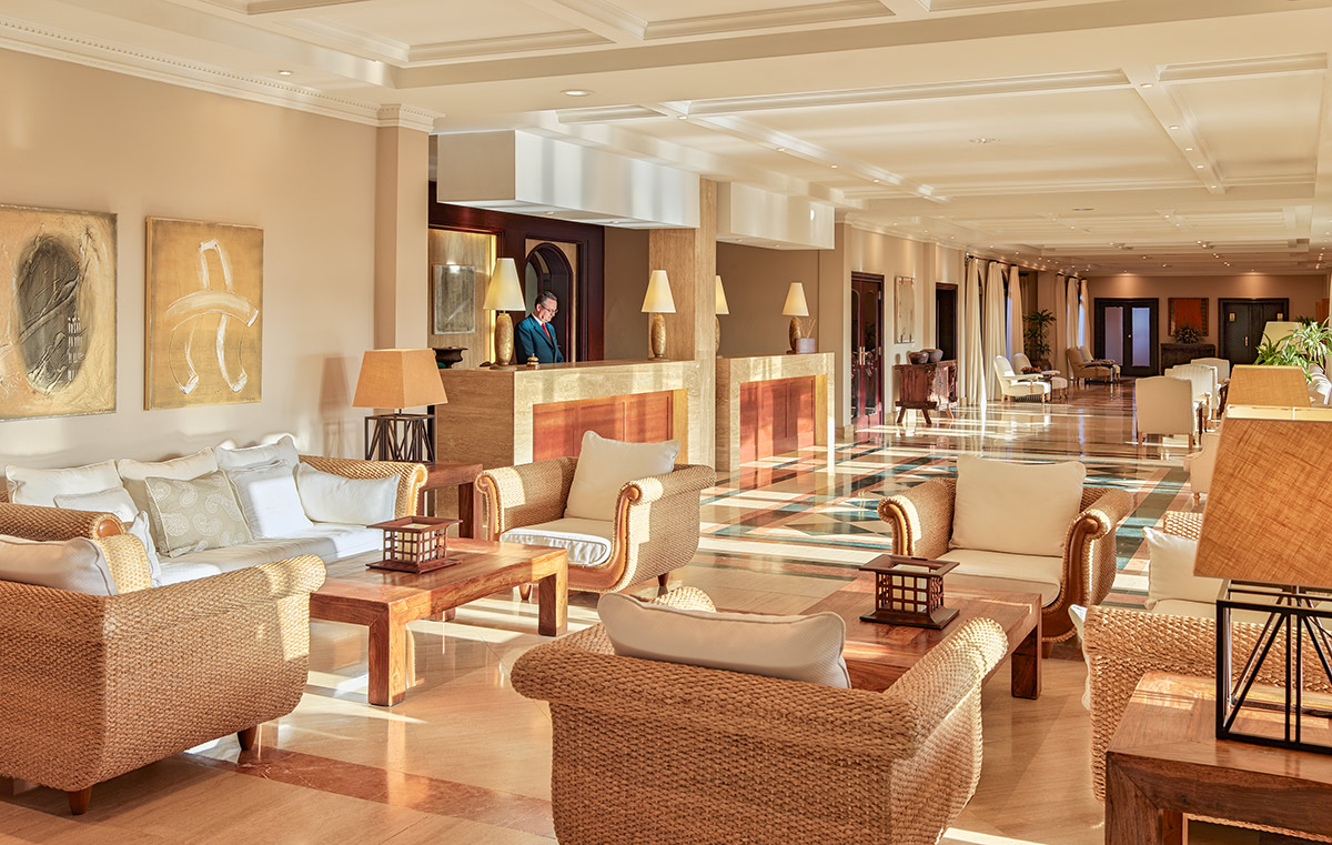 The lobby in Hotel Las Madrigueras, Tenerife