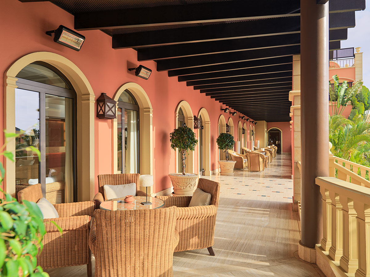 Enjoy drinks on the terrace at Hotel Las Madrigueras, Tenerife