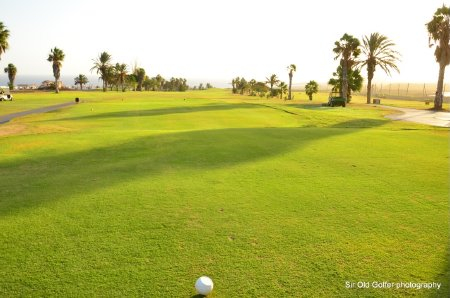 Ready to play at Amarilla Golf Course, Tenerife